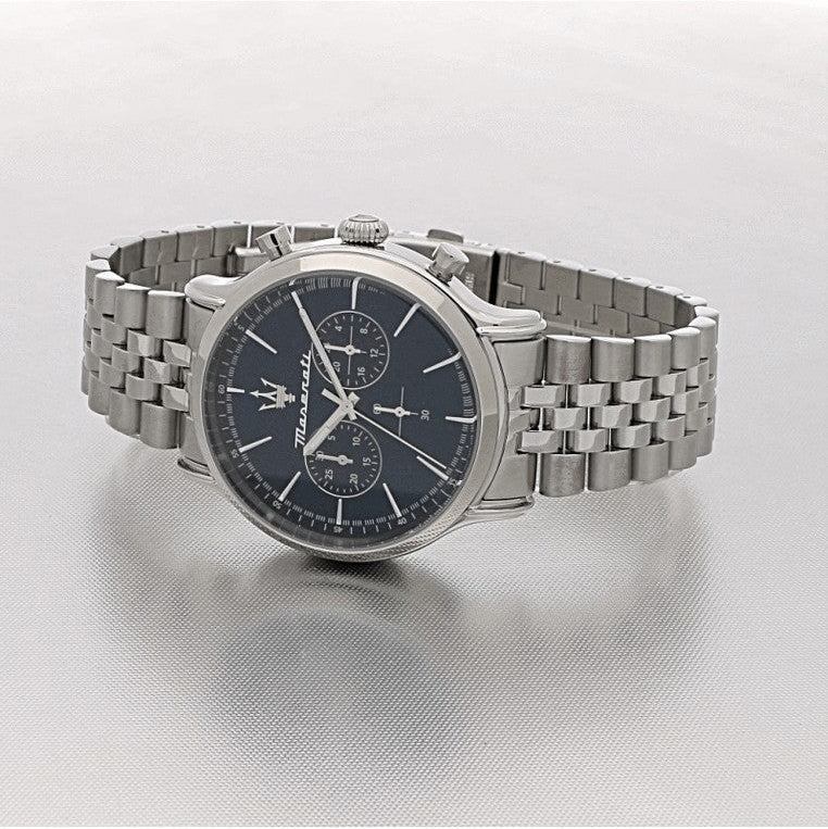 Maserati Epoca Chronograph Blue Dial Silver Steel Strap Watch For Men - R8873618024 Buy Now By Maserati