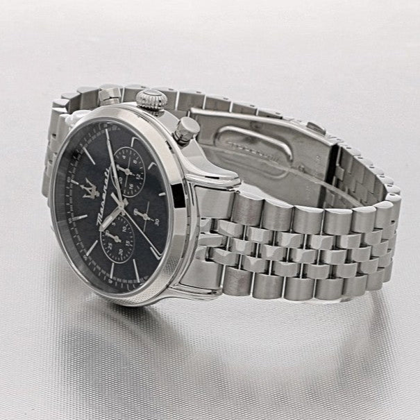 Maserati Epoca Chronograph Blue Dial Silver Steel Strap Watch For Men - R8873618024 Buy Now By Maserati