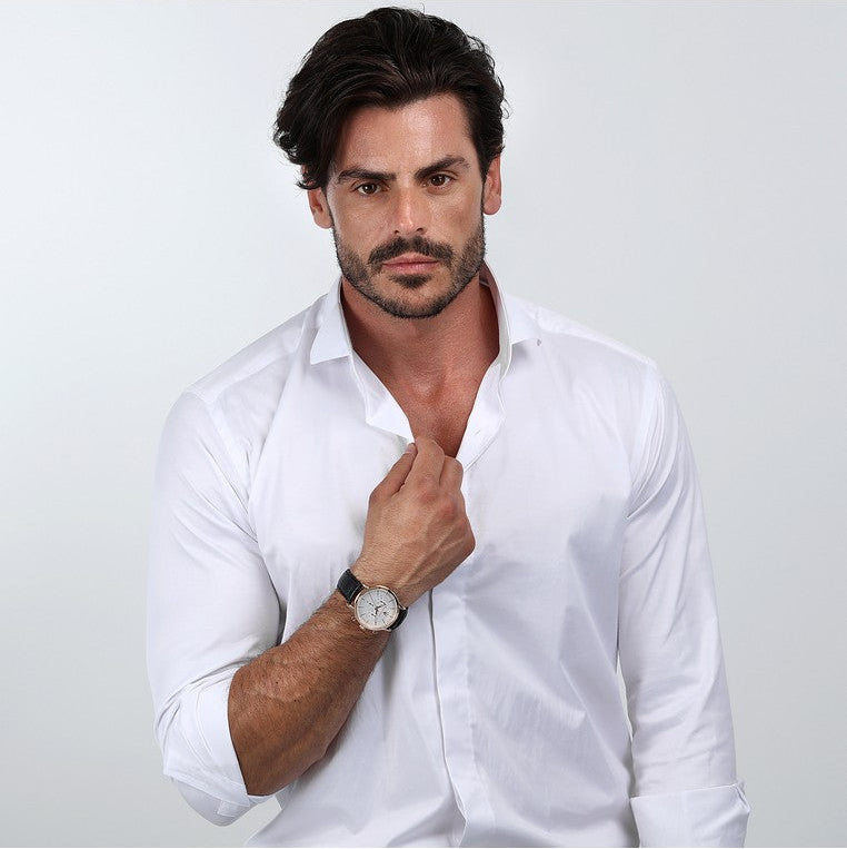 Maserati Epoca Chronograph White Dial Black Leather Strap Watch For Men - R8871618016 Buy Now By Maserati