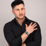 Maserati Stile Skeleton Automatic Black Dial Silver Steel Strap Watch For Men - R8823142002 Buy Now By Maserati