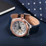 Maserati Stile Automatic Limited Edition White Dial Blue Leather Strap Watch For Men - R8821142001 Buy Now By Maserati