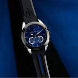 Maserati Traguardo Chronograph Blue Dial Black Silicone Strap Watch For Men - R8871612044 Buy Now By Maserati