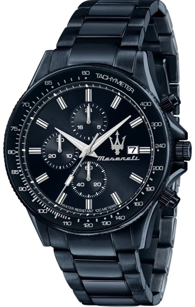 Maserati SFIDA Chronograph Blue Dial Blue Steel Strap Watch For Men - R8873640023 Buy Now By Maserati