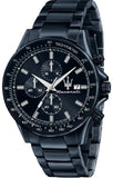 Maserati SFIDA Chronograph Blue Dial Blue Steel Strap Watch For Men - R8873640023 Buy Now By Maserati