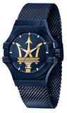 Maserati Potenza Blue Dial Edition 42mm Mesh Bracelet Watch For Men - R8853108008 Buy Now By Maserati