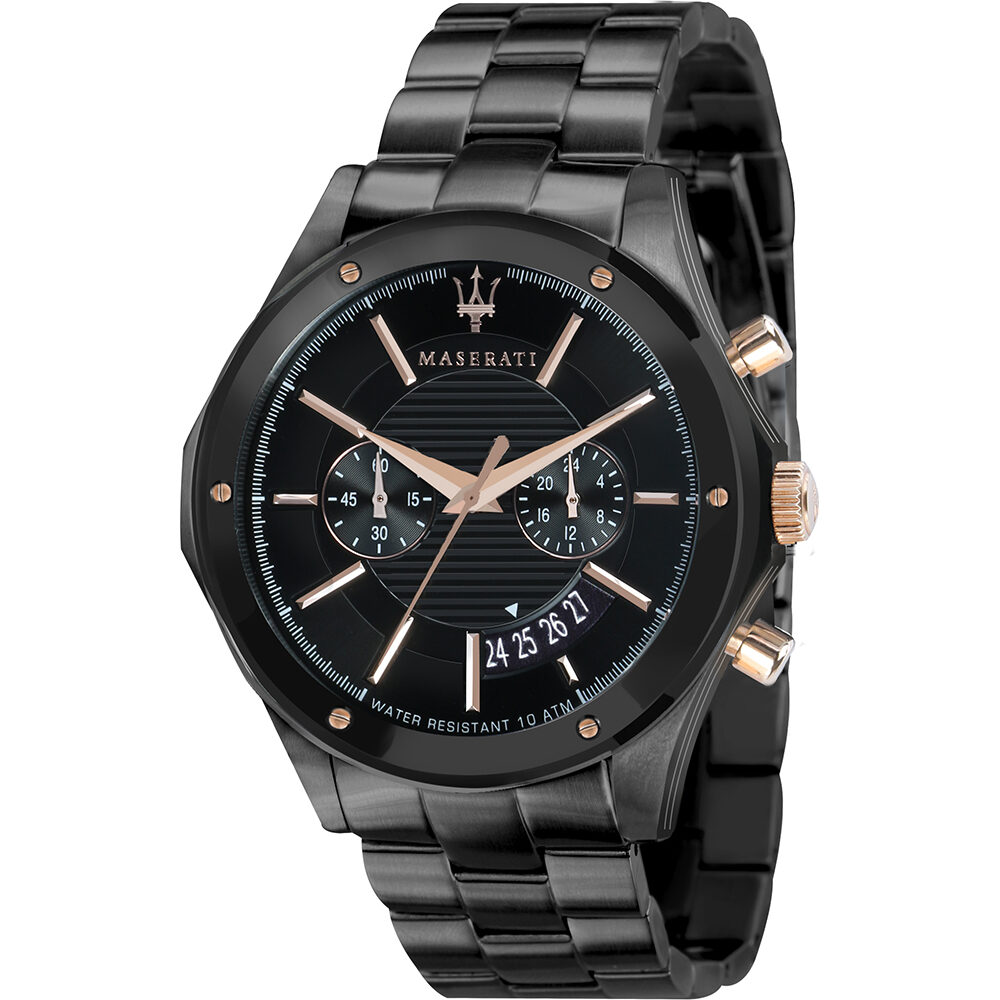 Maserati Circuito Black Dial Black Steel Strap Watch For Men - R8873627001 Buy Now By Maserati