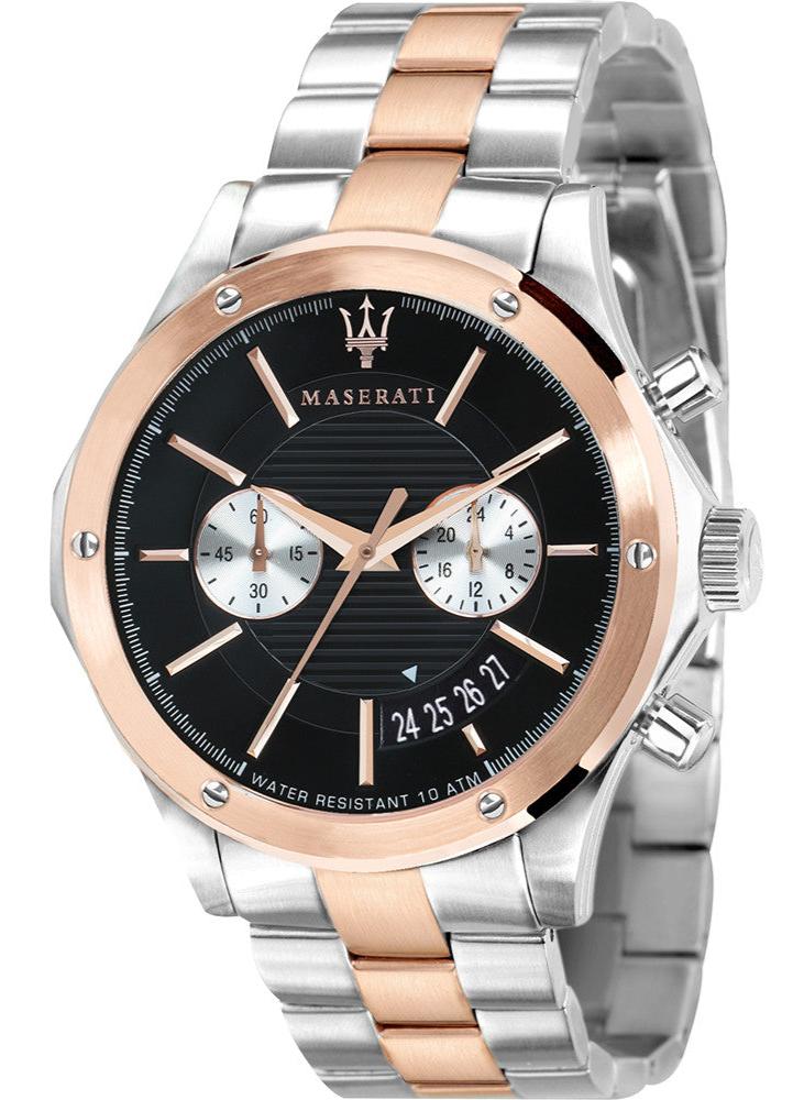 Maserati Circuito Chronograph Black Dial Two Tone Steel Strap Watch For Men - R8873627004 Buy Now By Maserati