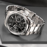 Maserati Competizione Chronograph Black Dial Silver Steel Strap Watch For Men - R8853100014 Buy Now By Maserati