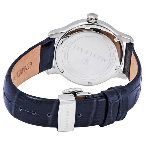 Maserati Epoca Blue Dial Blue Leather Strap Watch For Women - R8851118502 Buy Now By Maserati