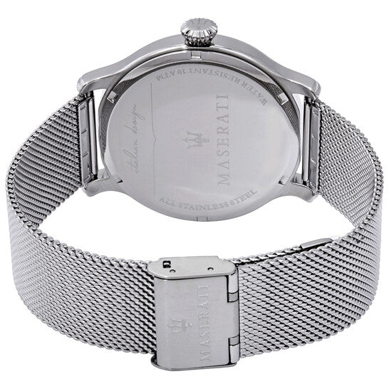 Maserati Epoca Blue Dial Silver Mesh Bracelet Watch For Men - R8853118006 Buy Now By Maserati