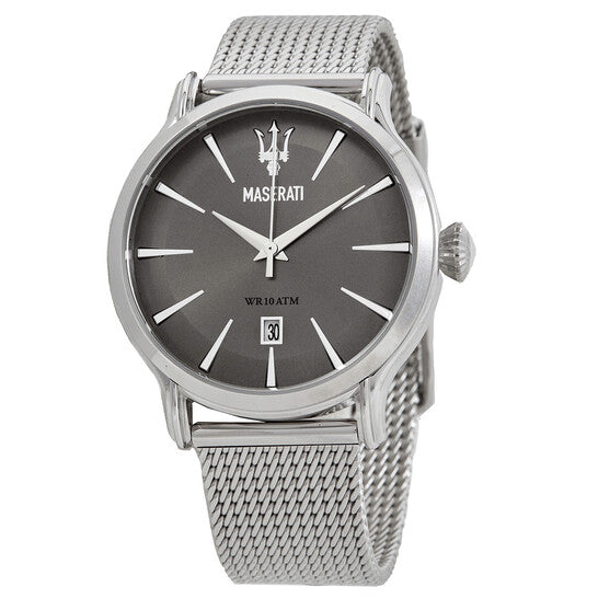 Maserati Epoca Grey Dial Grey Mesh Bracelet Watch For Men - R8853118002 Buy Now By Maserati