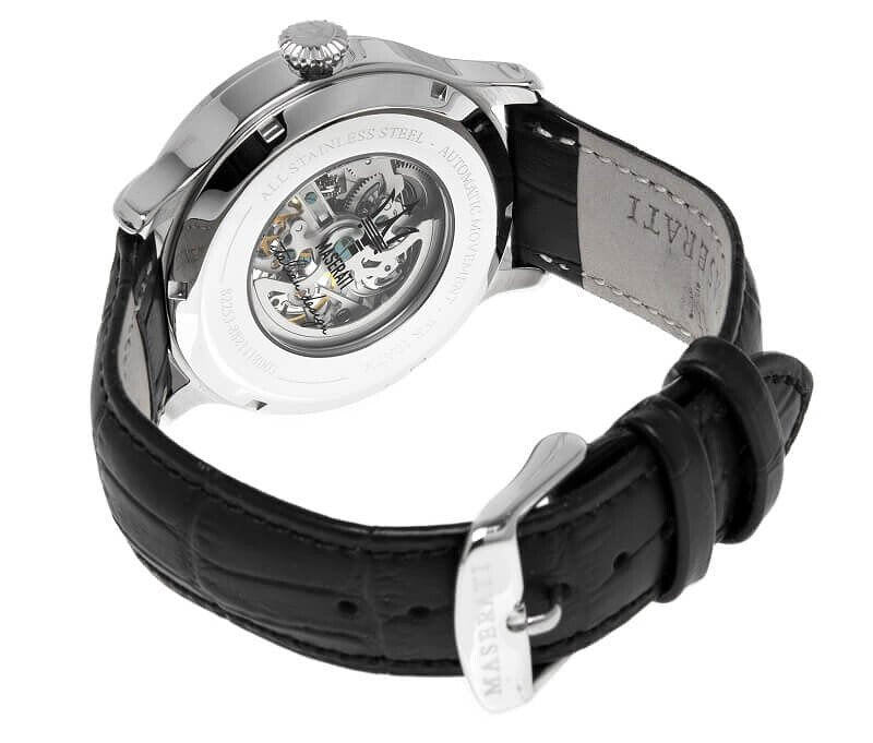 Maserati Epoca Automatic Skeleton Mechanical Silver Dial Watch For Men - R8821118003 Buy Now By Maserati