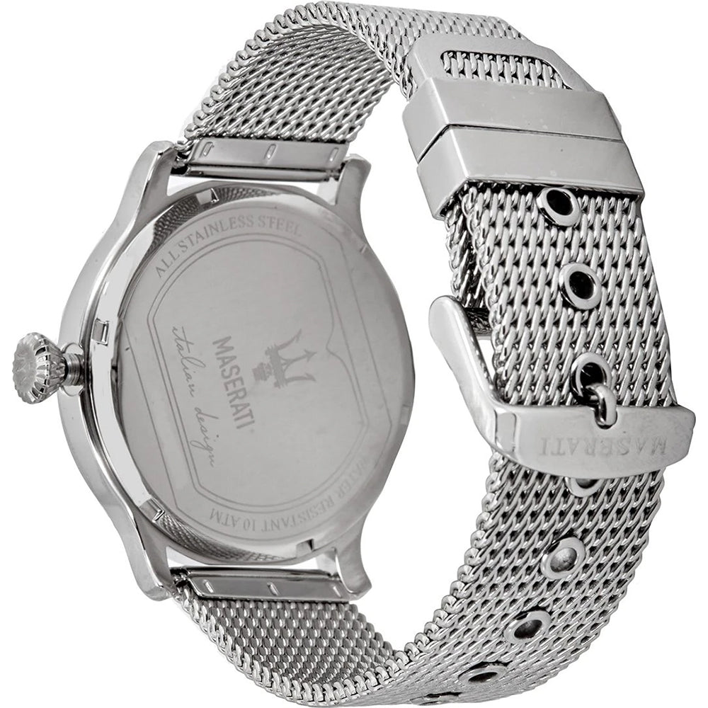 Maserati Epoca Grey Dial Grey Mesh Bracelet Watch For Men - R8853118002 Buy Now By Maserati