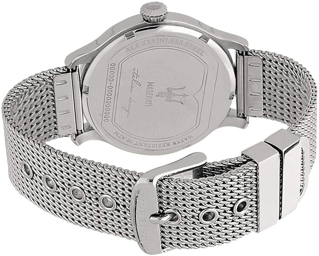 Maserati Epoca Grey Dial Grey Mesh Bracelet Watch For Men - R8853118002 Buy Now By Maserati