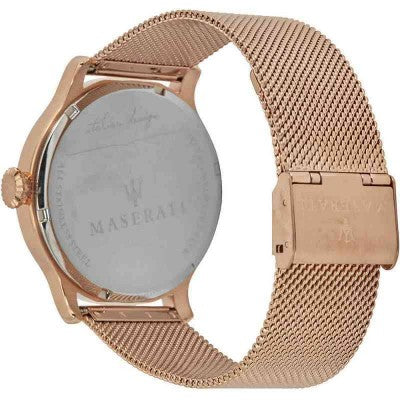 Maserati Epoca Anthracite Dial Rose Gold Mesh Bracelet Watch For Men - R8853118004 Buy Now By Maserati