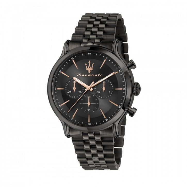 Maserati Epoca Limited Edition Chronograph Black Dial Black Steel Strap Watch For Men - R8873618019 Buy Now By Maserati