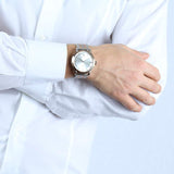 Maserati Epoca Silver Dial Two Tone Mesh Bracelet Watch For Men - R8853118005 Buy Now By Maserati