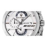 Maserati Ingegno Chronograph White Dial Silver Steel Strap Watch For Men - R8873619004 Buy Now By Maserati