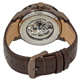 Maserati Ingegno Automatic White Skeleton Dial Brown Leather Strap Watch For Men - R8821119003 Buy Now By Maserati