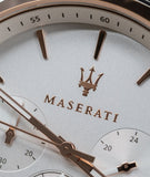 Maserati Epoca White Dial Chronograph Silver Mesh Bracelet Watch For Men - R8873618009 Buy Now By Maserati