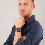 Maserati Competizione Blue Dial Grey Steel Strap Watch For Men - R8853100019 Buy Now By Maserati