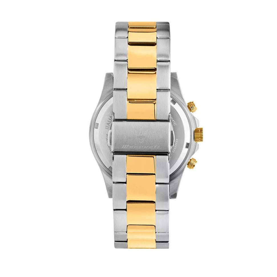 Maserati Competizione Chronograph Blue Dial Two Tone Steel Strap Watch For Men - R8873600006 Buy Now By Maserati