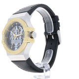 Maserati Potenza Automatic Skeleton Dial Black Leather Strap Watch For Men - R8821108011 Buy Now By Maserati