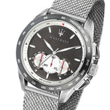 Maserati Traguardo Chronograph Black Dial Silver Mesh Bracelet Watch For Men - R8873612008 Buy Now By Maserati
