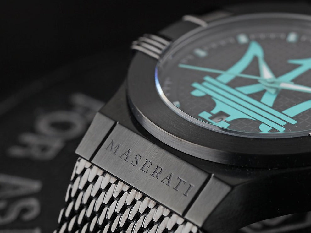 Maserati Potenza Aqua Edition Black Dial Black Mesh Strap Watch For Men - R8853144002 Buy Now By Maserati