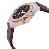 Maserati Potenza Black Dial Brown Leather Strap Watch For Men - R8851108014 Buy Now By Maserati