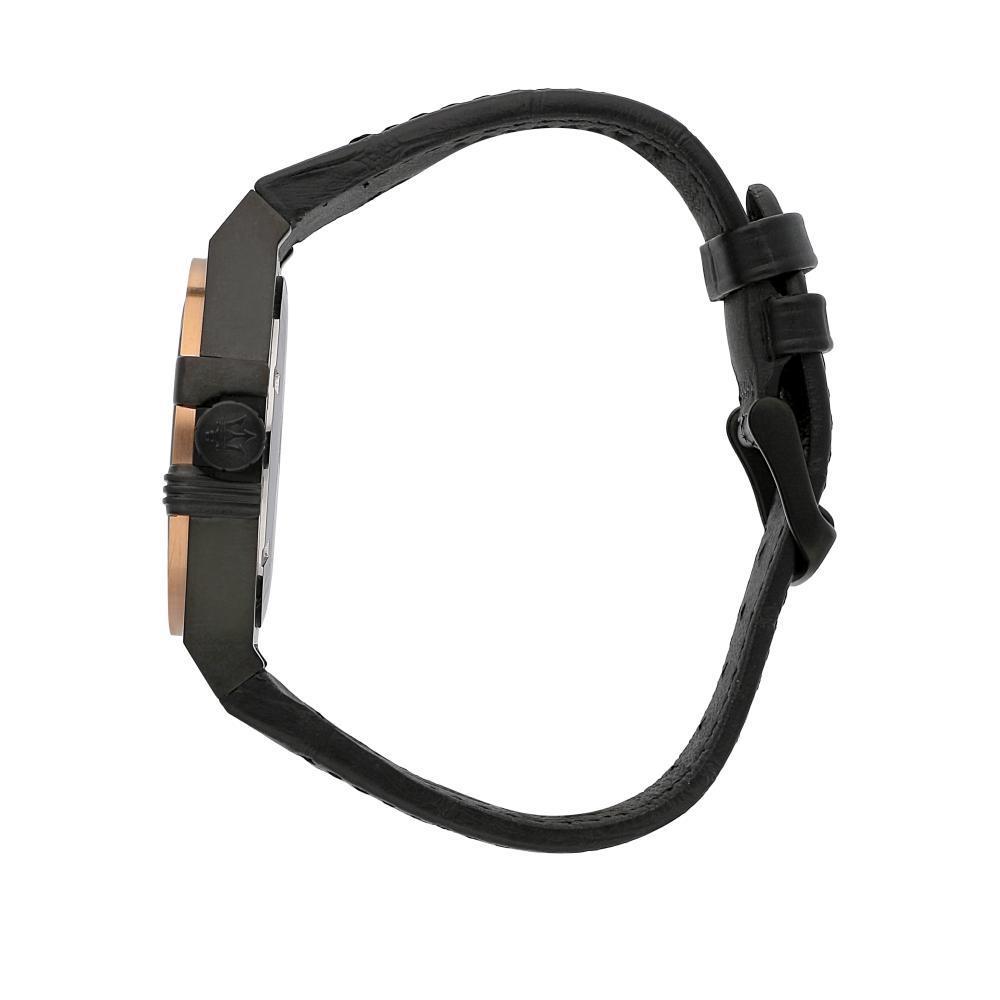 Maserati Potenza Quartz Black Dial Black Leather Strap Watch For Men - R8851108032 Buy Now By Maserati