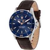 Maserati Competizione Analog Blue Dial Brown Leather Strap Watch for Men - R8851100004 Buy Now By Maserati