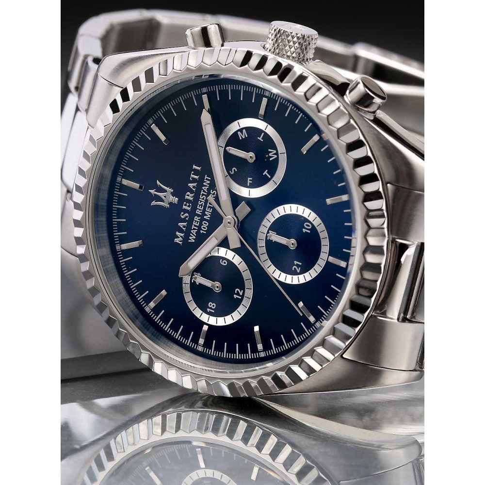 Maserati Competizione Chronograph Quartz Blue Dial Watch For Men - R8853100022 Buy Now By Maserati