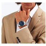 Maserati Competizione Quartz Blue Dial Silver Steel Strap Watch For Men - R8853100036 Buy Now By Maserati