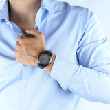 Maserati Traguardo Black Leather Strap Quartz Black Dial Watch For Men - R8871612019 Buy Now By Maserati