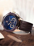 Maserati Traguardo Chronograph Blue Dial Brown Leather Strap Watch For Men - R8871612024 Buy Now By Maserati