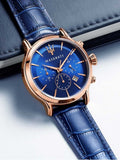 Maserati Epoca Blue Dial Leather Blue Strap Watch For Men - R8871618007 Buy Now By Maserati