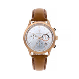 Maserati Ricordo Chronograph Silver Dial Brown Leather Strap Watch For Men - R8871633002 Buy Now By Maserati