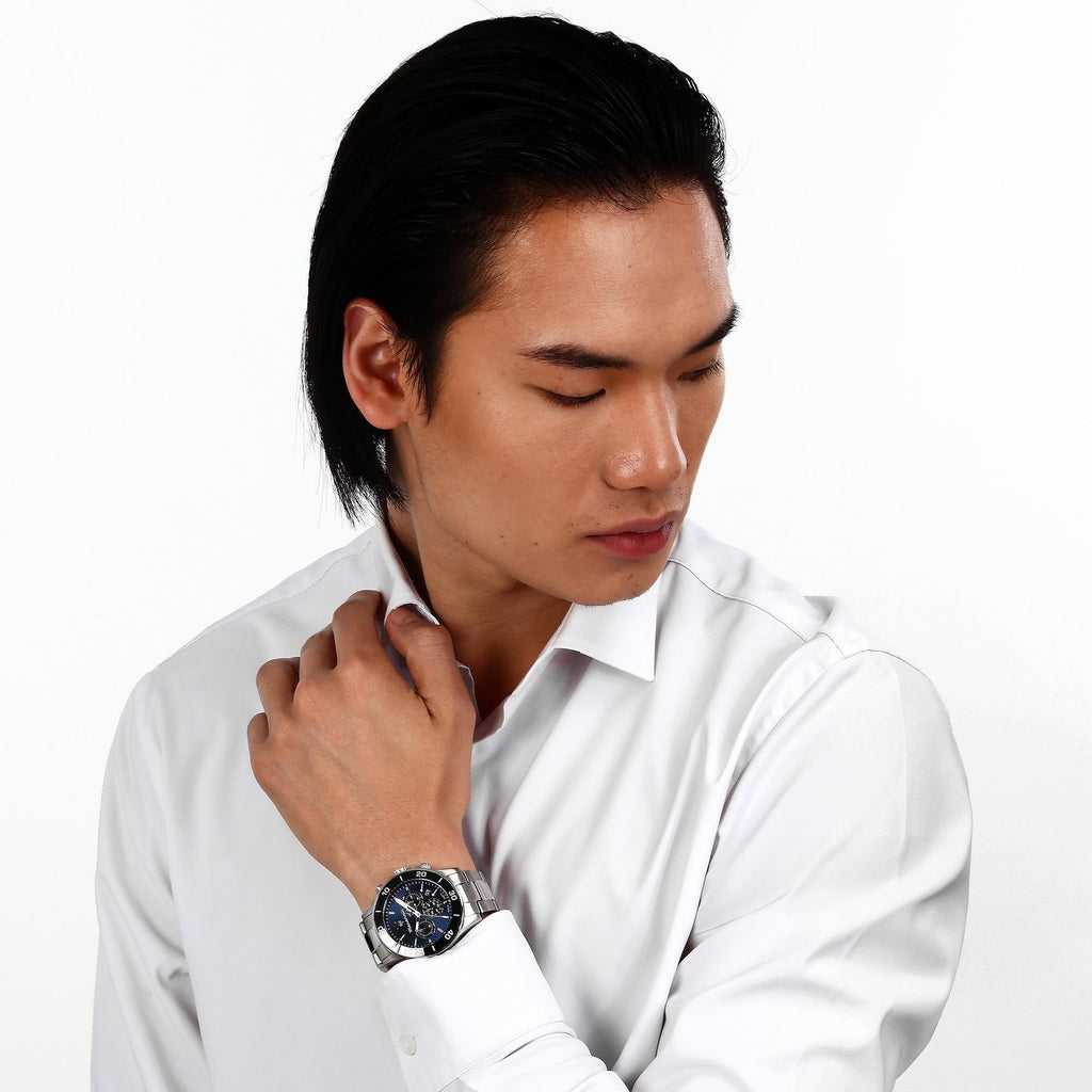 Maserati Competizione Chronograph Blue Dial Silver Steel Strap Watch For Men - R8873600009 Buy Now By Maserati