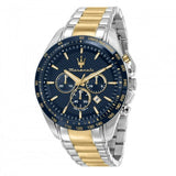 Maserati Traguardo Chronograph Limited Edition Blue Dial Two Tone Steel Strap Watch For Men - R8873612046 Buy Now By Maserati