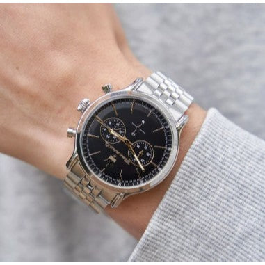 Maserati Epoca Chronograph Black Dial Silver Steel Strap Watch For Men - R8873618017 Buy Now By Maserati