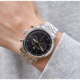 Maserati Epoca Chronograph Black Dial Silver Steel Strap Watch For Men - R8873618017 Buy Now By Maserati