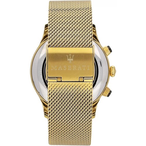 Maserati Ricordo Chronograph Black Dial Stainless Steel Mesh Bracelet Watch For Men - R8873633003 Buy Now By Maserati