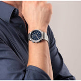 Maserati Triconic Quartz Blue Dial Silver Steel Strap Watch For Men - R8853139002 Buy Now By Maserati