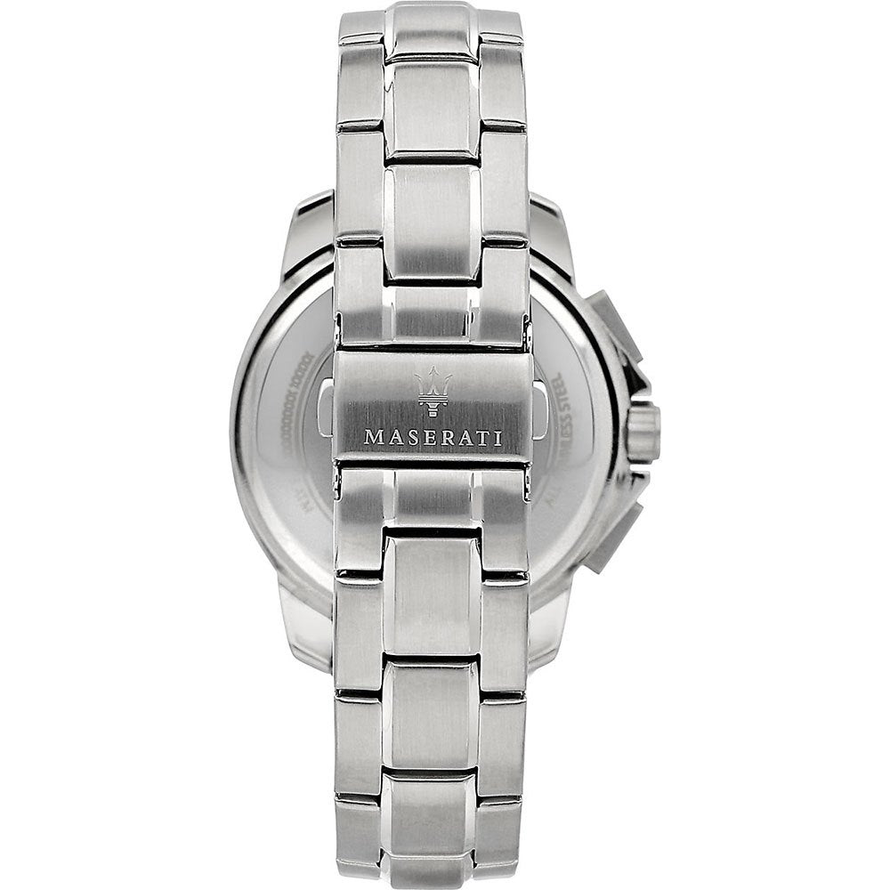 Maserati Successo Solar Edition Black Dial Silver Steel Strap Watch For Men - R8873645003 Buy Now By Maserati
