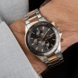 Maserati SFIDA Black Dial Two Tone Steel Strap Watch For Men - R8873640014 Buy Now By Maserati