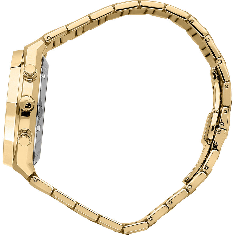 Maserati Stile 45mm Chronograph Black Dial Gold Steel Strap Watch For Men - R8873642001 Buy Now By Maserati