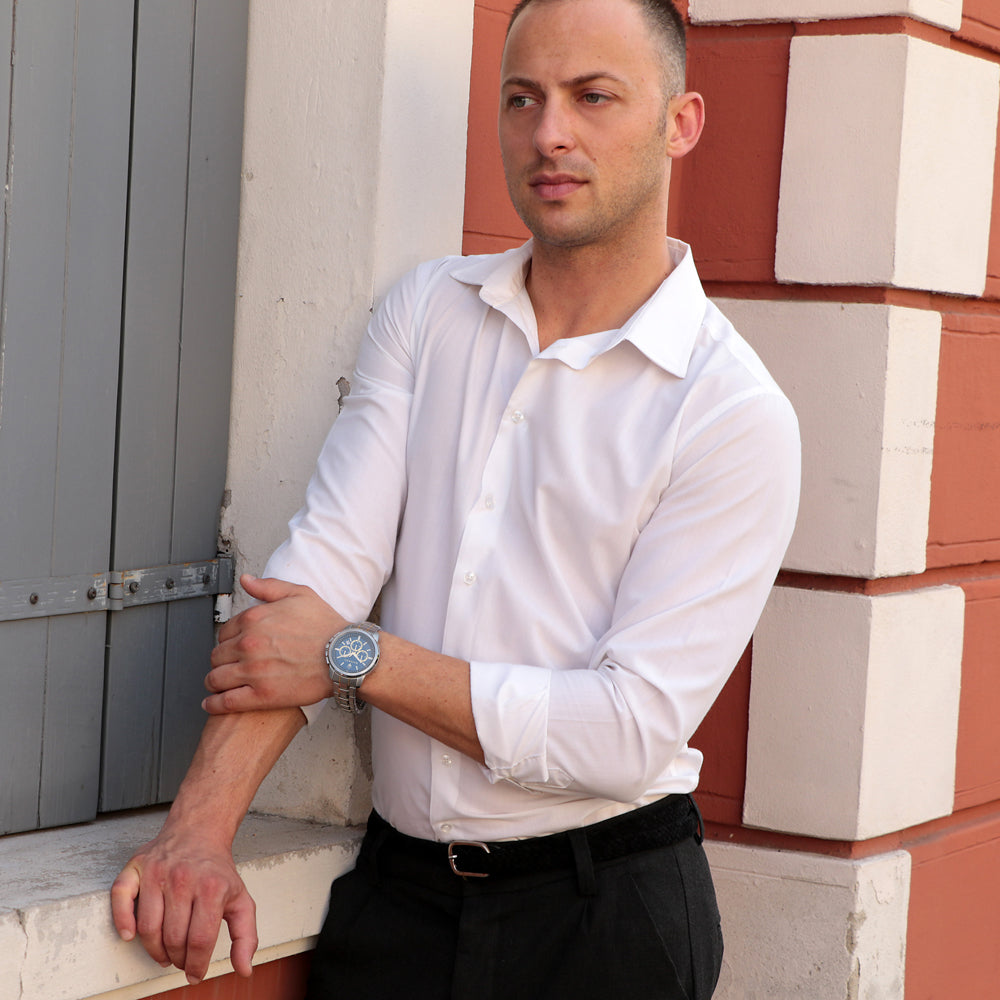 Maserati Successo 44mm Chronograph Quartz Blue Dial Silver Steel Strap Watch For Men - R8873621016 Buy Now By Maserati