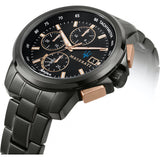 Maserati Successo Solar Black Dial Grey Steel Strap Watch For Men - R8873645001 Buy Now By Maserati