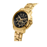 Maserati Successo 44mm Black Dial Gold Stainless Steel Strap Watch For Men - R8873621013 Buy Now By Maserati
